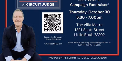 Jesse Gibson for Circuit Judge Campaign Event at Villa Marre!