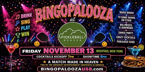 Bingopalooza at Pickleball Heaven!