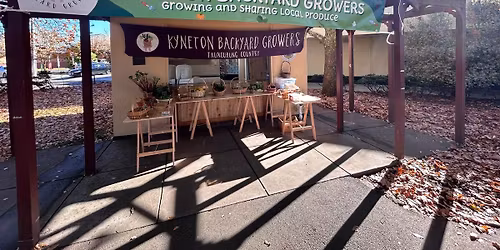 Free fruit and vegetable stall