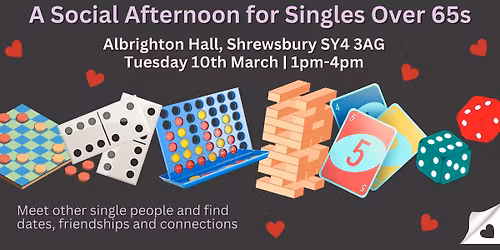 A Social Afternoon for Single People over 65