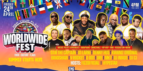 WORLDWIDE FEST | NOTTINGHAMS LARGEST DAY PARTY FEST | 570 TICKETS SOLD