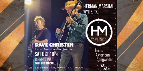 Dave Christen Duo @ Herman Marshal