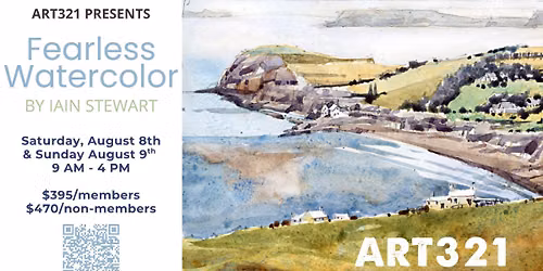 Fearless Watercolor Workshop with Iain Stewart 