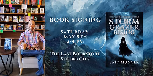 Storm Grazer Rising Book Signing with Author Eric Munger