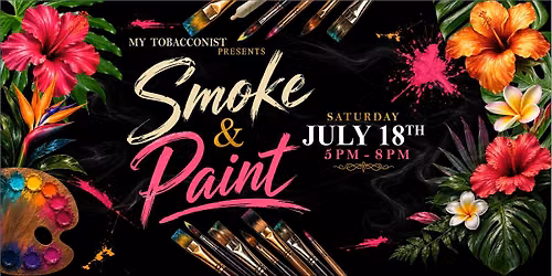 Smoke & Paint at My Tobacconist | A Creative Night Out