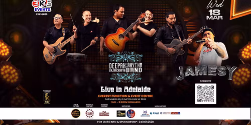 Deepak Bajracharya Rhythm Band X Jamesy Live in Adelaide