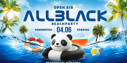 ALLBLACK - BEACHPARTY an der Praterinsel