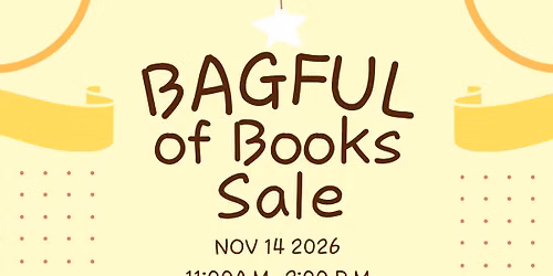 Fall Bagful of Books Sale