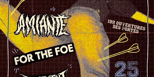 WZC#12 - Week-end Tour - Rennes - AMIANTE - FOR THE FOE - PAVEMENT PUNISHMENT