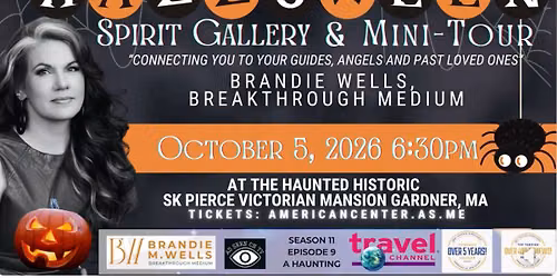 Halloween Spirit Gallery Tour | SK Pierce Victorian Mansion with Brandie Wells Oct 5, 6:30-9pm