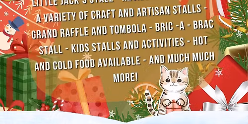 Oldham Cats Rescue Christmas Fair