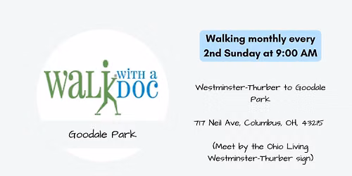 Walk with a Doc at Goodale Park