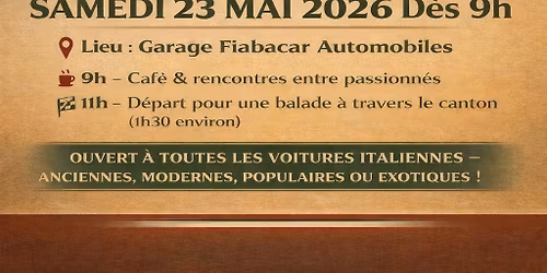 Passione Italiana sur les routes Genevoises Act.2 