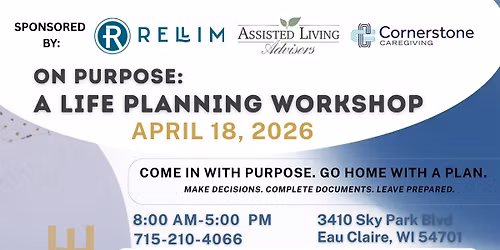 ON PURPOSE; A Life Planning WORKSHOP