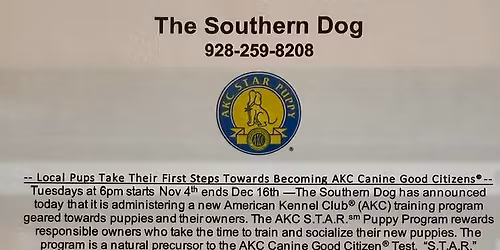 Akc puppy STAR Course