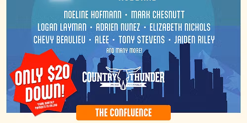 2026 Country Thunder Alberta - 3 Day Pass at The Confluence Historic Site and Parkland