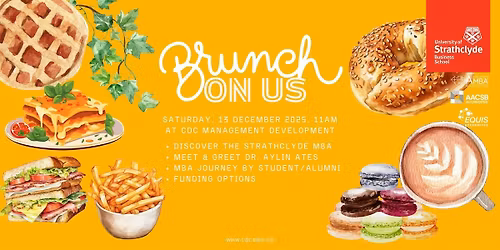 Brunch & Discover the Strathclyde MBA (13 December 2025)