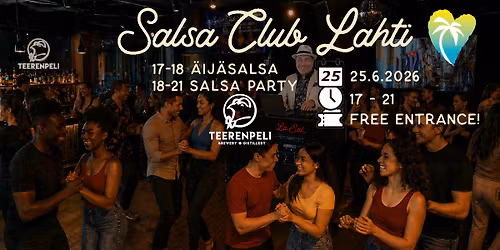 Salsa Club Lahti @Teerenpeli 25.6.2026