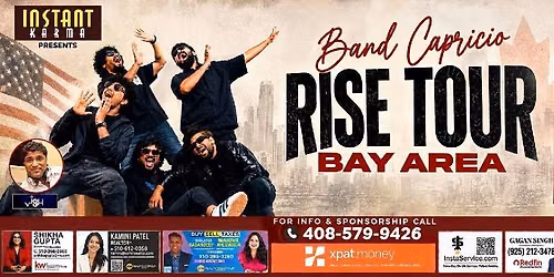 Band Capricio Rising Tour Live in Bay Area ( Age 21+)