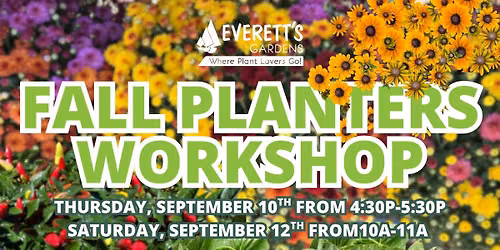 Fall Planters Workshop