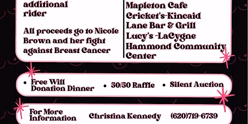 Nicole Brown's Breast Cancer Benefit Ride