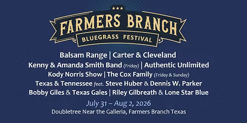 Farmers Branch Bluegrass Festival