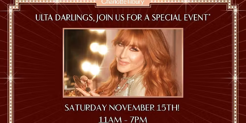 CHARLOTTE TILBURY FALL MAKEOVER EVENT!