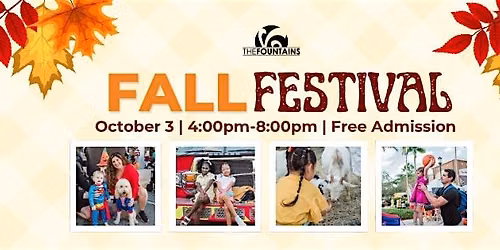 2nd Annual Fall Festival at The Fountains - Plantation FL
