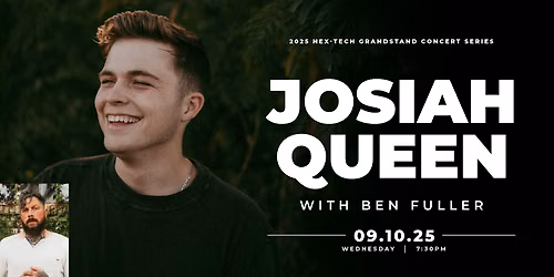 Josiah Queen with Ben Fuller at Iowa State Fair