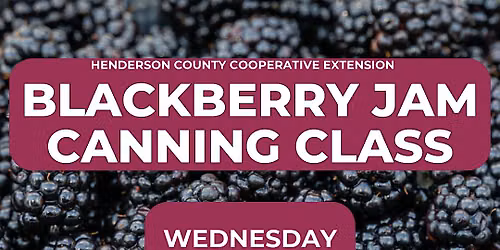 Food Preservation: Blackberry Jam Canning Class