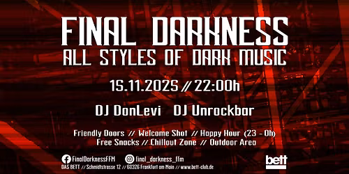 Final Darkness \/\/ All Styles of Dark Music
