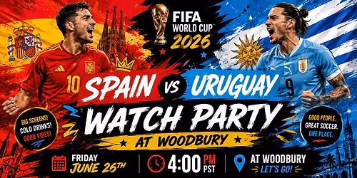 Spain vs Uruguay World Cup Watch Party | San Francisco | Woodbury