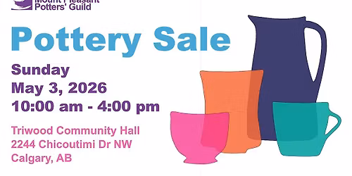 Mount Pleasant Potters' Guild Annual Spring Pottery Market