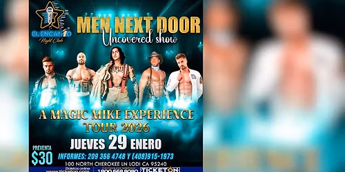 MEN NEXT DOOR, A MAGIC MIKE EXPERIENCE TOUR 2026