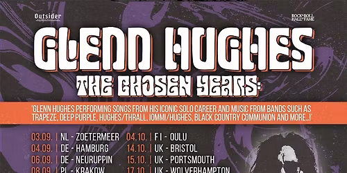 Glenn Hughes - The Chosen Years at Sellersville Theatre 1894