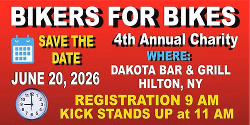 4th Annual Summer Kick-off Charity Ride!!