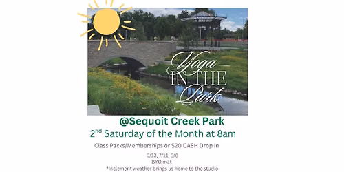 Yoga in the Park @ Sequoit Creek