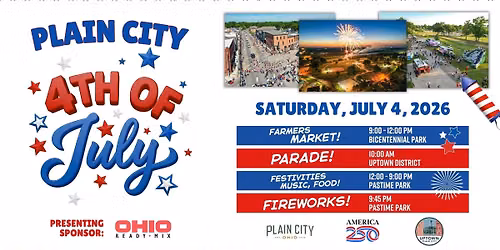 Plain City 4th of July: America 250!