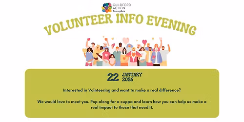 Volunteer Info Evening - Learn how YOU can help us make a real difference