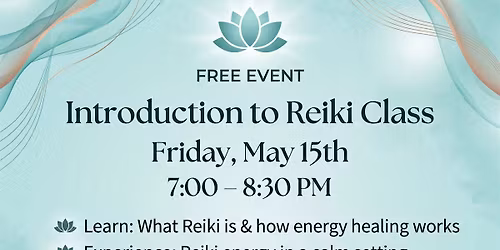FREE Introduction to Reiki in Hoboken