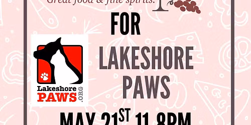 Dine to Donate for Lakeshore PAWS at Cappo's