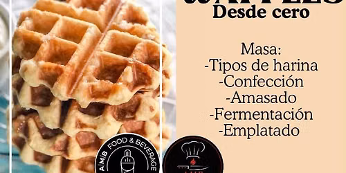 Taller de Reposter\u00eda: BELGIAN WAFFLES DESDE CERO - AMB