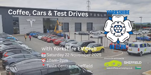 Coffee, Cars & Test Drives \u2615\ud83d\ude97\u26a1 \u2013 with Yorkshire EV Club