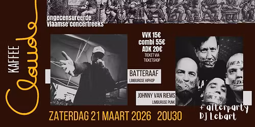 ONVERTAALD 1/4 🎤 JOHNNY VAN RIEMS & BATTERAAF