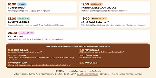 Kuldjala torni helinad \u2014 muusikap\u00e4ev vanalinnas
