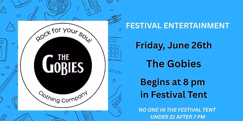 Festival Tent Entertainment - The Gobies