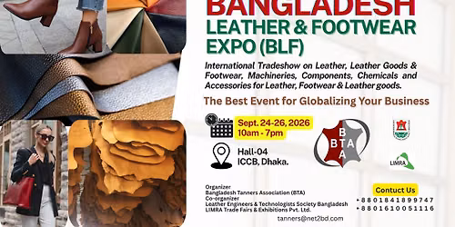 10th Bangladesh Leather & Footwear Expo (BLF) 2026