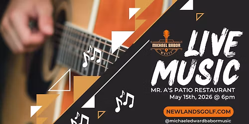 Michael Babor LIVE @ Mr. A's Patio Restaurant