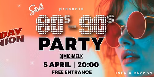 Sunday Reunion 80s & 90s Party