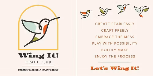 Wing It! Craft Club - Squeegee Art